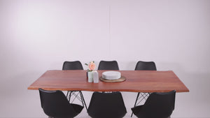 #nussbaumfarben #180x90 #hairpin-gestellschwarz